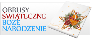 Obrusy świąteczne Boże Narodzenie