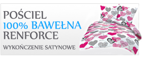 Pościel satynowa 100% Bawełniana