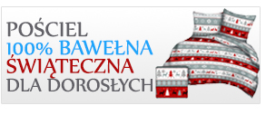 Pościel świąteczna bożonarodzeniowa dla dorosłych